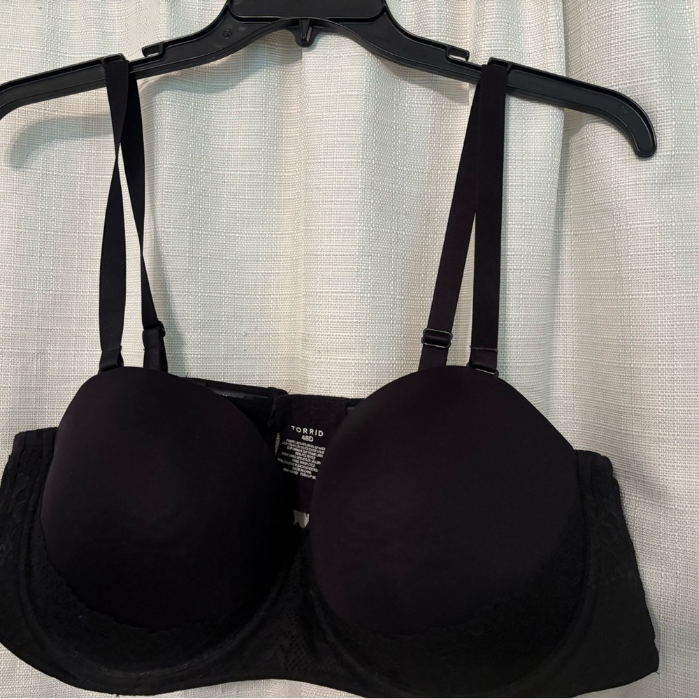 Torrid Black Bra with Lace